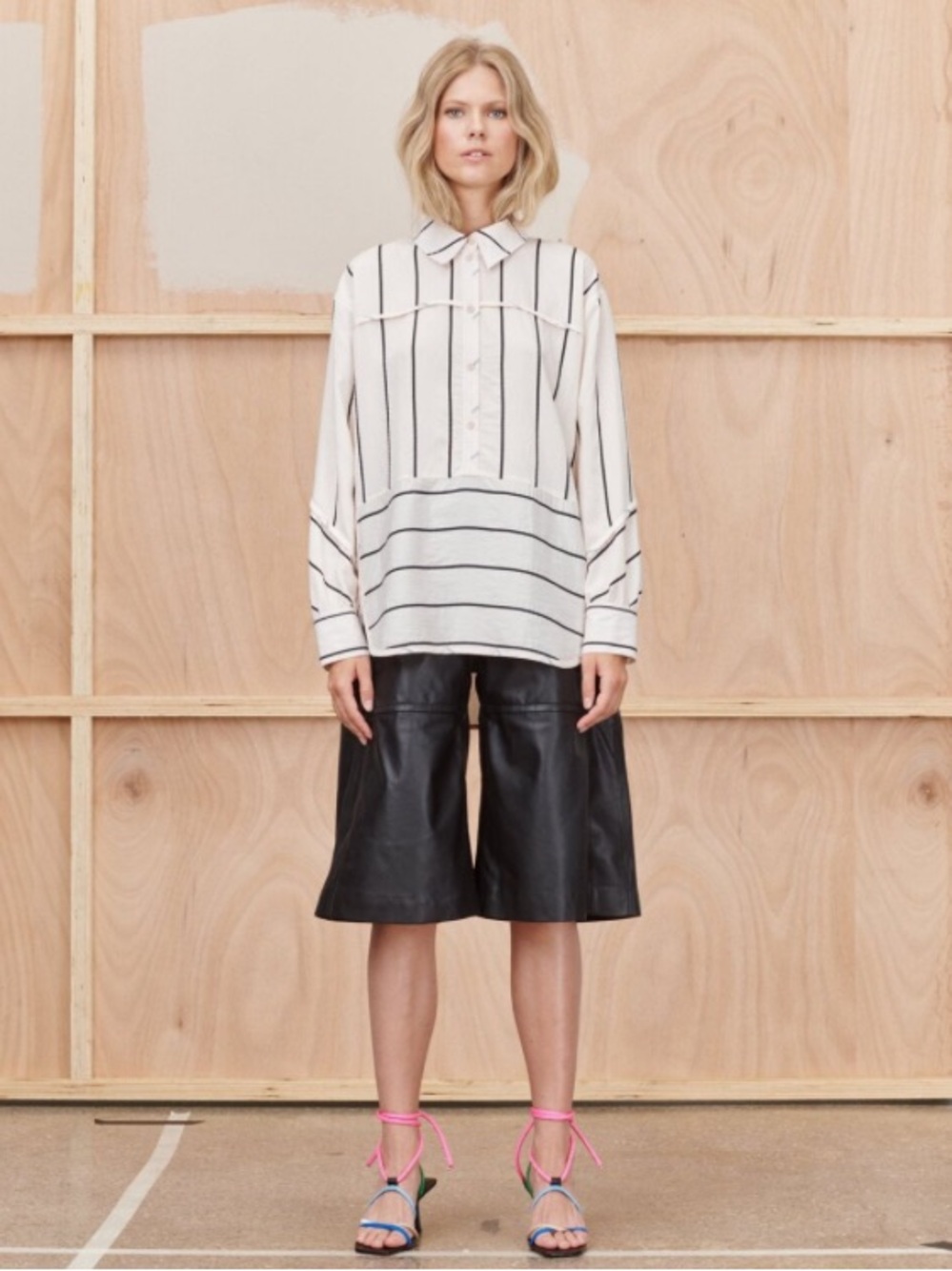 MUNTHE Tone Long Sleeve Striped Top EU 40 US 10